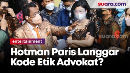Jika Terbukti Hotman Paris Langgar Kode Etik Advokad, Izin Pengacara Bakal Dicabut?