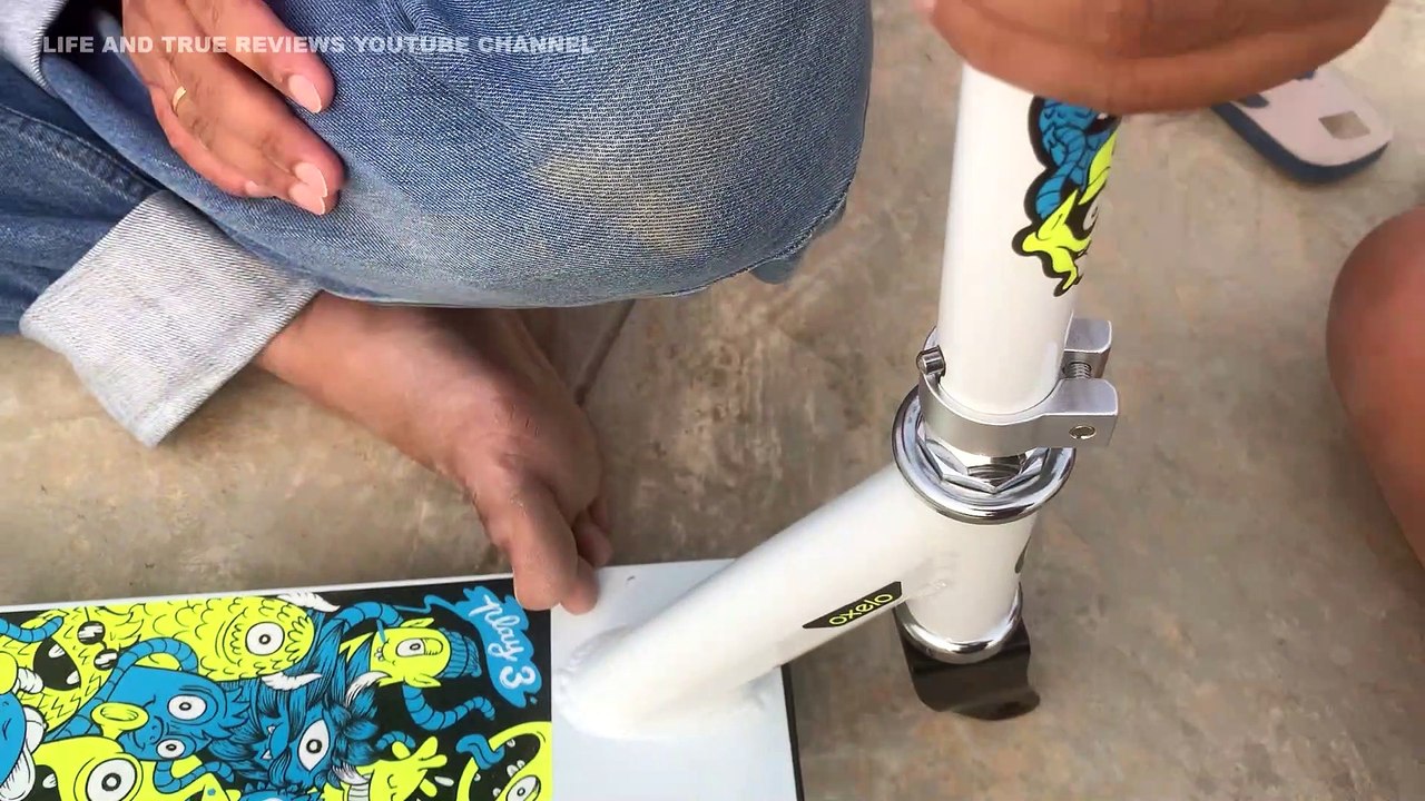 decathlon scooter assembling