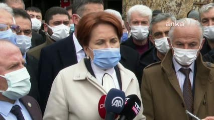 Akşener, Kızılcahamam'da yangından zarar gören esnafı dinledi