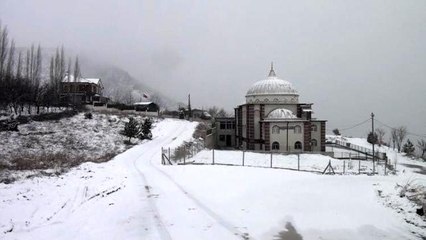 Kütahya'da nisan ayında kar sürprizi