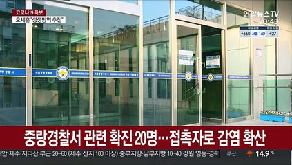 경찰 잇단 확진에 치안공백 우려…"내부방역 강화"