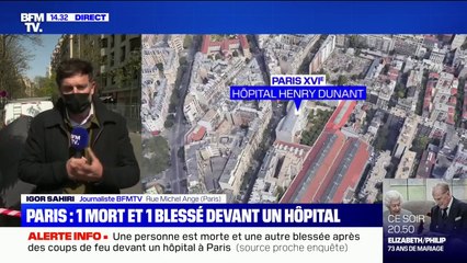 Paris: Un mort et une blessée par balle devant un hôpital du 16ème arrondissement