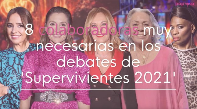 8 colaboradoras de televisión muy necesarias en los debates de 'Supervivientes 2021'