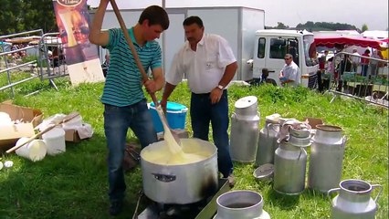 Transhumance Aubrac 2011 Aligot