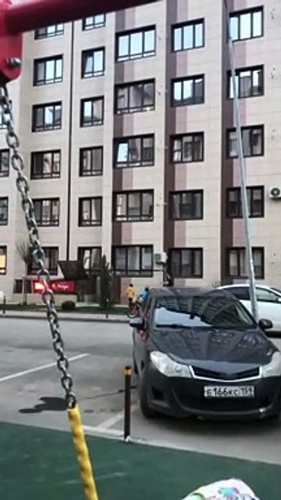 Workers Save Cat From Third-Story Window Fall