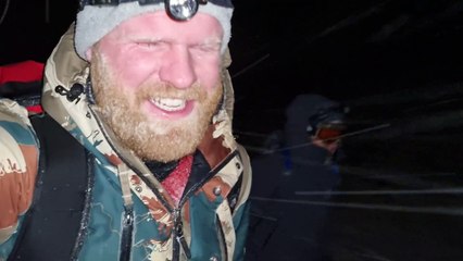 Braving a Blizzard for a Warm Bath