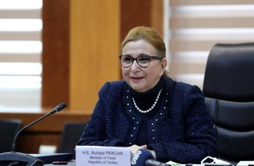 Bakan Pekcan: "Ticaret hacmimizin çok daha iyi rakamlara ulaşmasını birlikte sağlayacağız"