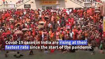 Pilgrims bathe in Ganges despite India Covid surge