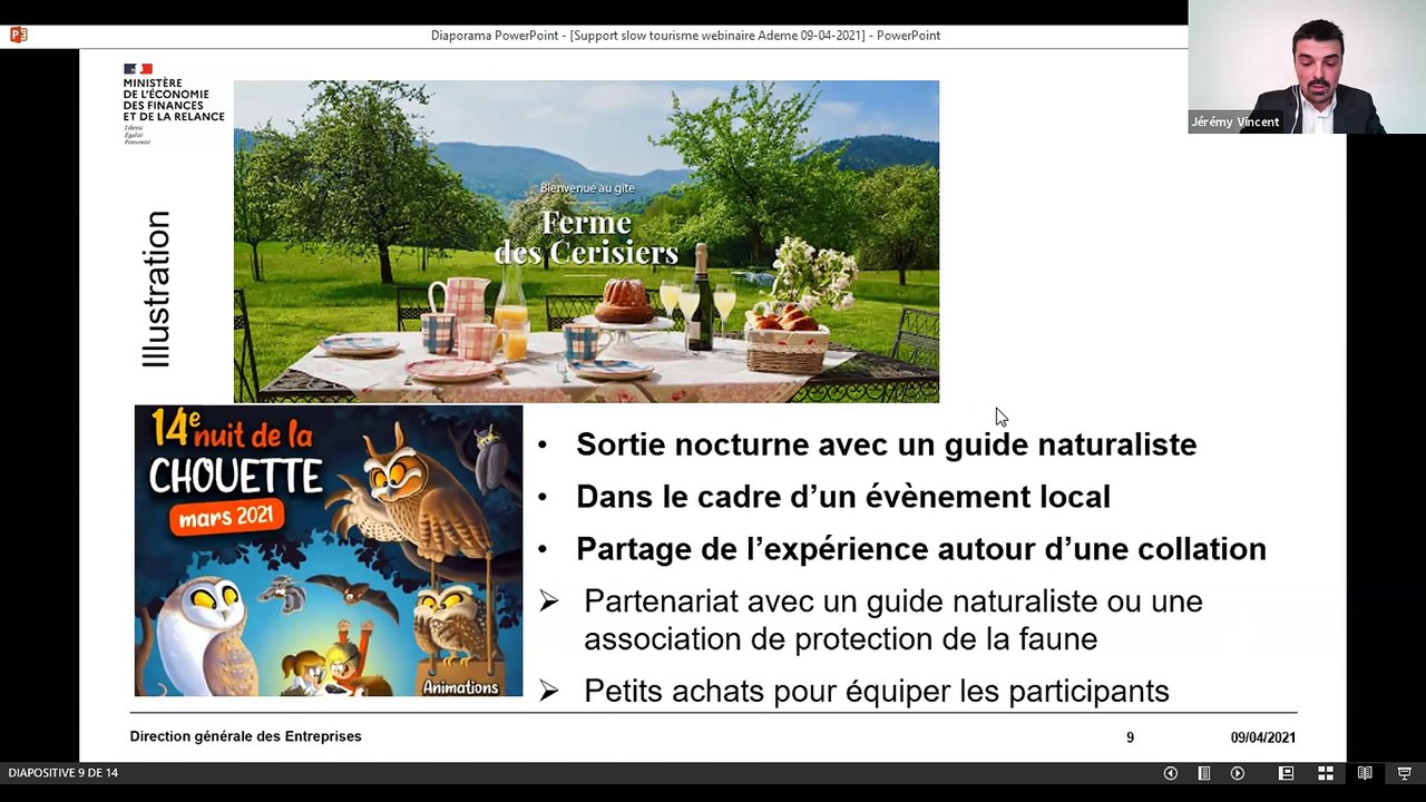 Fonds Tourisme Durable - Webinaire de présentation - Appel à projets Slow Tourisme