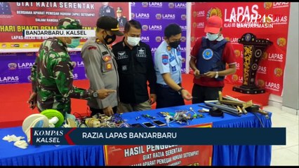 Download Video: Temuan Benda Terlarang Saat Razia di Lapas Banjarbaru, Kalapas Diminta Telusuri Dugaan Peran Oknum