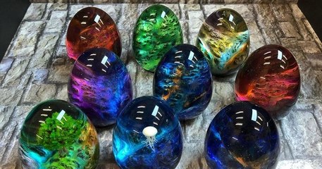 Ces magnifiques oeufs de dragon faits main donnent vie à des mondes imaginaires