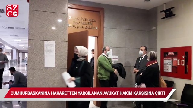 Özlem Zengin ve Cumhurbaşkanına hakaretten yargılanan avukat hakim karşısına çıktı