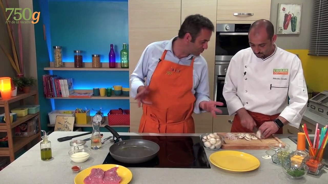 Recette Des Escalopes De Veau À La Crème- 750G