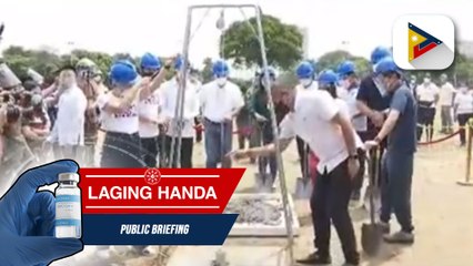 #LagingHanda | Itatayong mega COVID field hospital sa Maynila, ininspeksyon ng NTF Against COVID-19