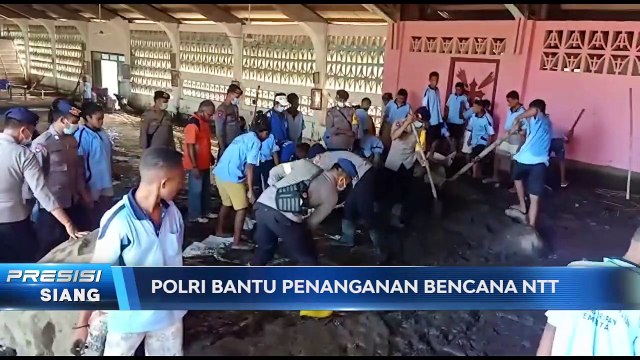 Polri Bantu Penanganan Bencana NTT
