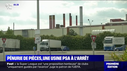 Une usine PSA près de Rennes à l'arrêt à cause d'une pénurie de pièces