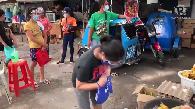 QC residents transfer to other community pantries for free goods