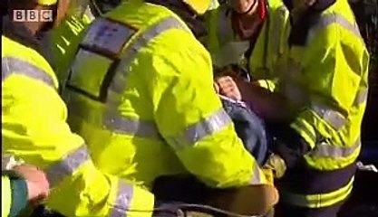 Real Life Helicopter Rescue Of Man From Car Crash | Bbc Studios