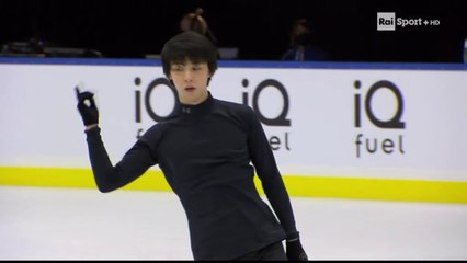 2021.03.27 - WC21 - Yuzuru HANYU OP - partial FS RT [RAI ITA no commentary]