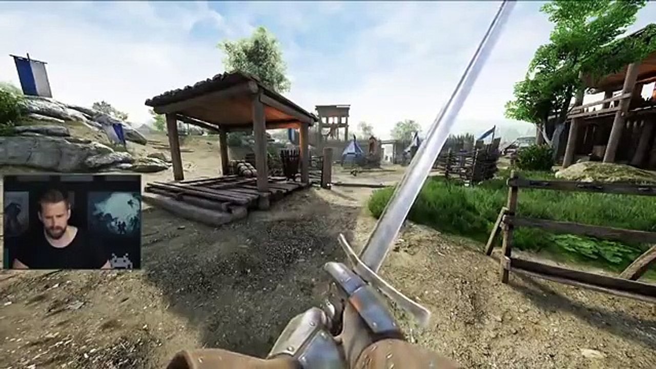 Attaque au luth dans « Mordhau »