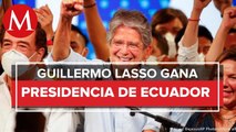 Guillermo Lasso gana presidencia de Ecuador al triunfar en segunda vuelta electoral