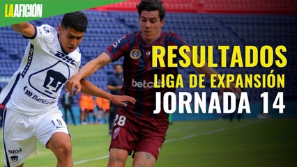Resultados y tabla general de la Liga de Expansión tras la jornada 14