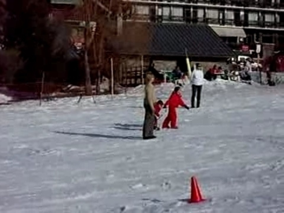 Les vacances au SKI Mathis et Léa