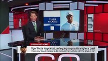 Tiger Woods Suffers Multiple Leg Injuries In Single-Car Crash | Sportscenter