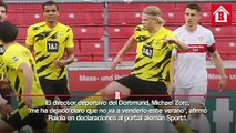 Mino Raiola reveló que el Dortmund no venderá a Erling Haaland en verano