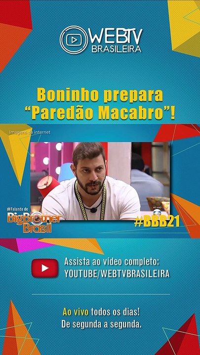 BBB21: BONINHO PREPARA "PAREDÃO MACABRO"!