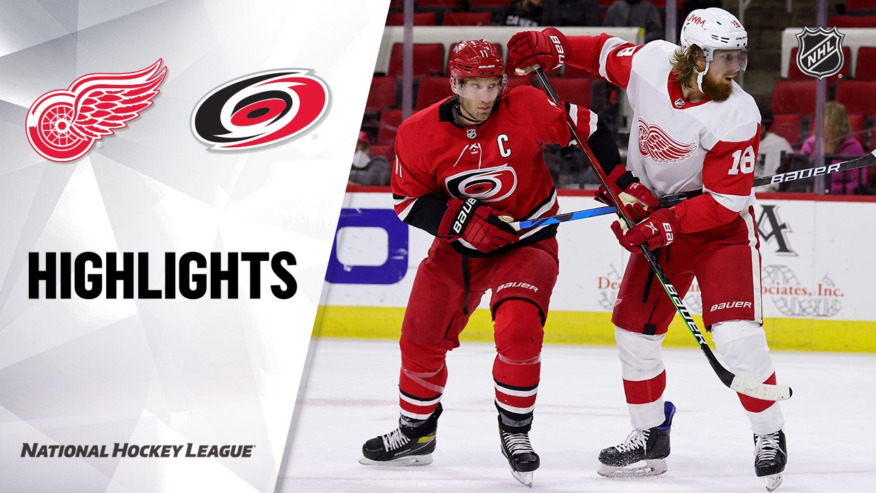 Red Wings @ Hurricanes 4/12/21 | NHL Highlights