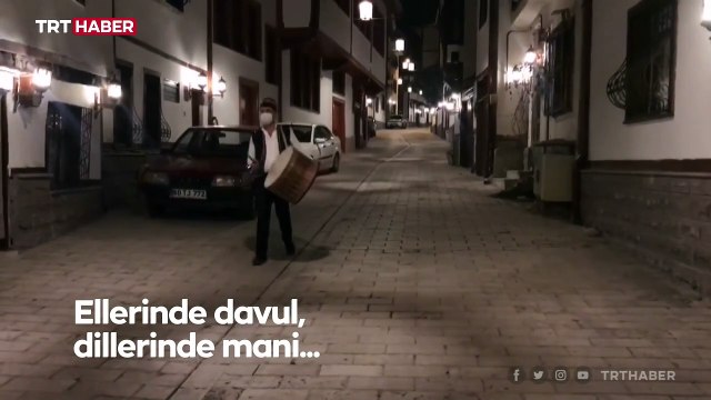 Ramazan davulcuları mesaiye başladı