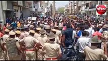 VIDEO : पोस्टर से बवाल, पुलिस की सूझबूझ से शहर की शांति कायम