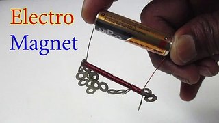 Electromagnet with Nail and Battery | How to Make Electromagnet At Home | Electromagnet Project