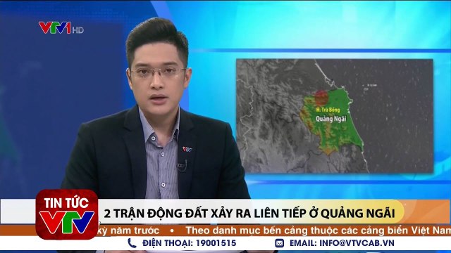 2 Trận Động Đất Xảy Ra Liên Tiếp Ở Quảng Ngãi Tin tức 24h mới nhất