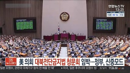 美 의회 대북전단금지법 청문회 임박…정부, 신중모드