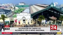 Chile: ocupación de camas UCI alcanzó el 97 % a nivel nacional
