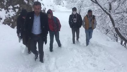 BAHÇESARAY'DA YÜZ YÜZE EĞİTİME BİR GÜNLÜK KAR TATİLİ