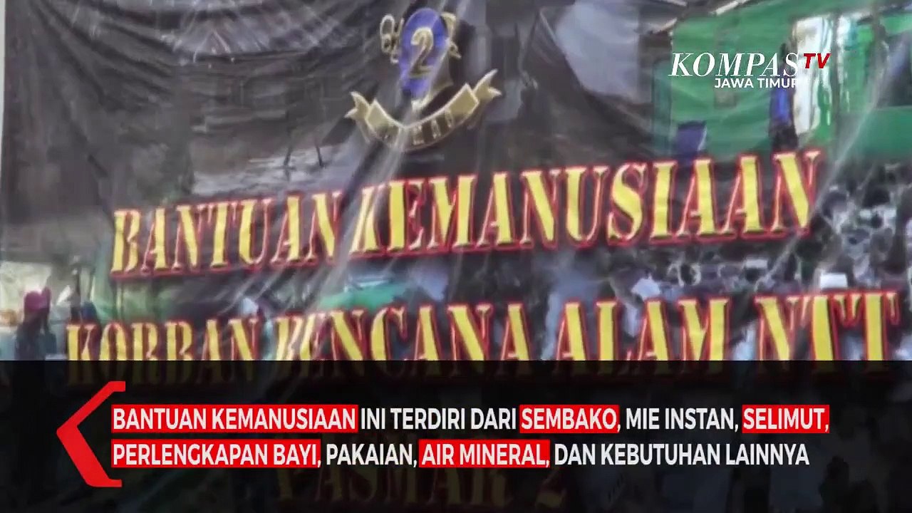 Lantamal V Kirim Bantuan Korban Badai Seroja NTT