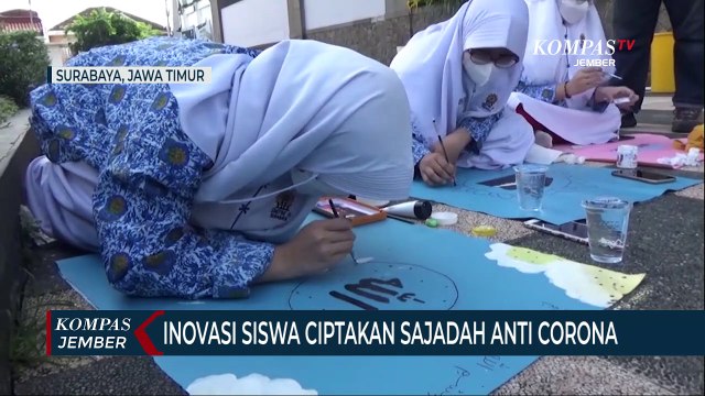 Inovatif! Siswa SMP Ciptakan Sajadah Anti Virus Corona, Dapat Disemprot Disinfektan