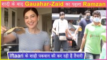 Gauahar Khan Spotted With Husband Zaid Darbar For Ramzan's Grocery Shopping