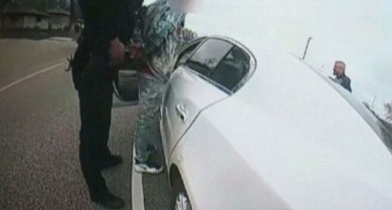 Siyahi gencin vurulma anı ortaya çıktı