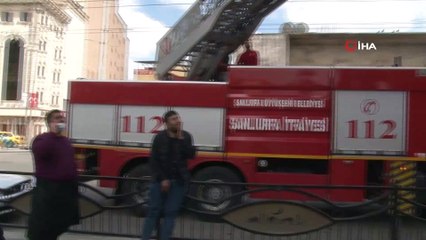 İtfaiyeden güvercin kurtarma operasyonu