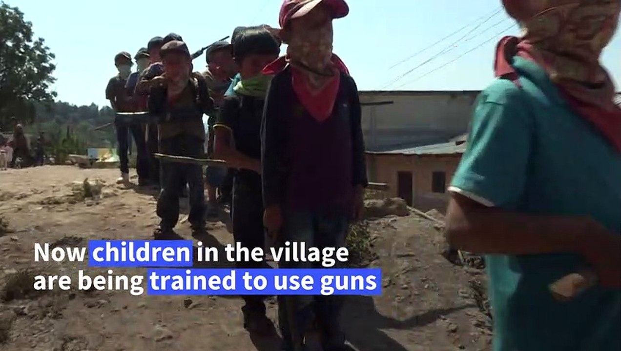 Mexican village forms 'self-defence' group amid armed gang threat