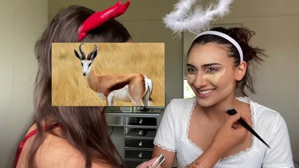 Doing My Best Friend'S Halloween Makeup