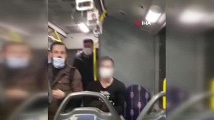Metrobüste genç kadına taciz iddiası