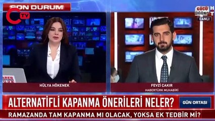 Canlı yayında dekolte sansürü! Üst düğmeyi ilikledi