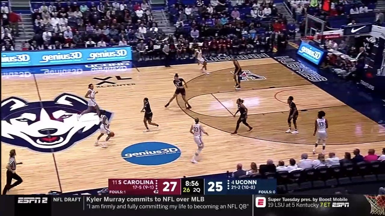 Uconn Women'S Basketball Highlights V. South Carolina 02/12/2019