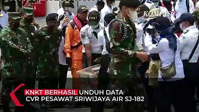 KNKT Berhasil Unduh Isi Percakapan dari CVR Sriwijaya Air SJ 182