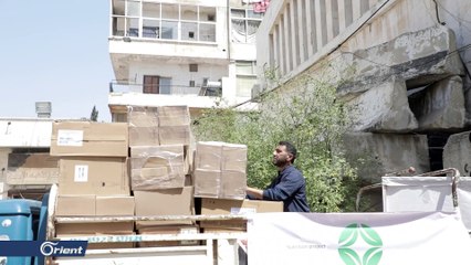 مستلزمات ومستهلكات طبية تسلمها أورينت الإنسانية لمشفى الرحمة بدركوش